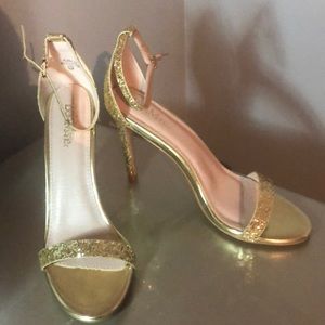 Gold Heels - never worn